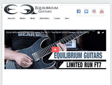 Tablet Screenshot of eqguitars.com